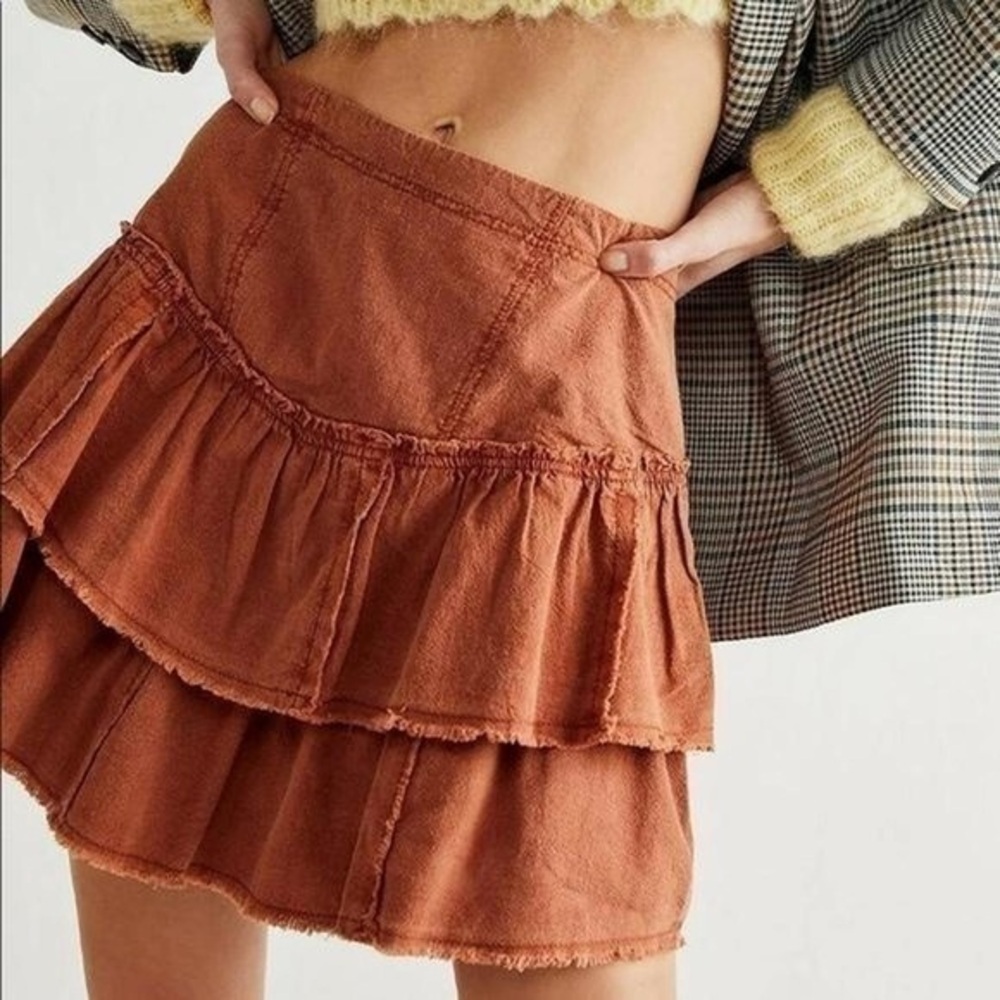 Free People Distressed Skirt Size 4